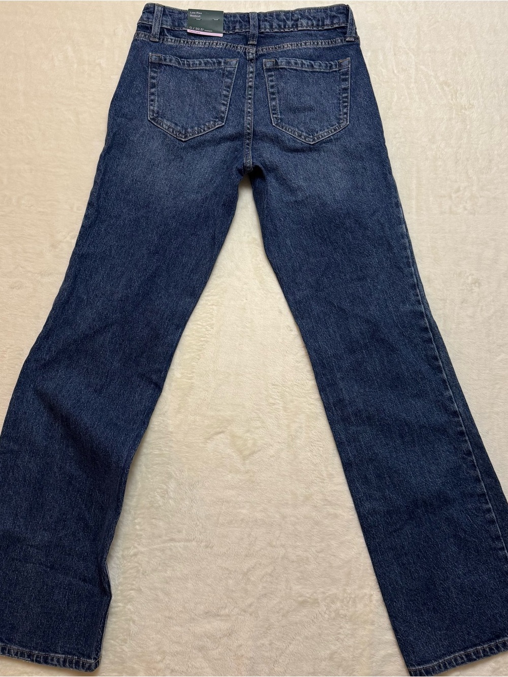 NWT Women's Wild Fable Low-Rise Boot Cut Blue Denim Jeans Size 0 - Picture 3 of 7
